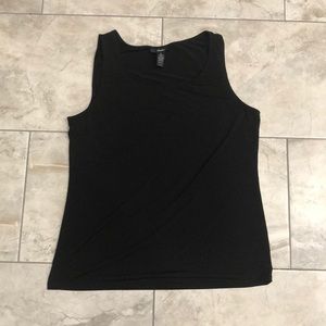Plain black tank